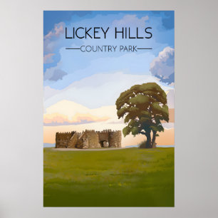 Lickey Hills Country Park Reiseplakat Poster
