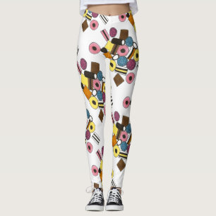 Licorice Allsorts Candy Candies Feinschmecker Leggings