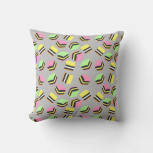 Licorice Allsorts Candy Pillow Kissen