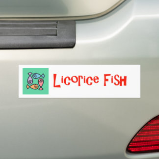 Licorice Fish Autoaufkleber
