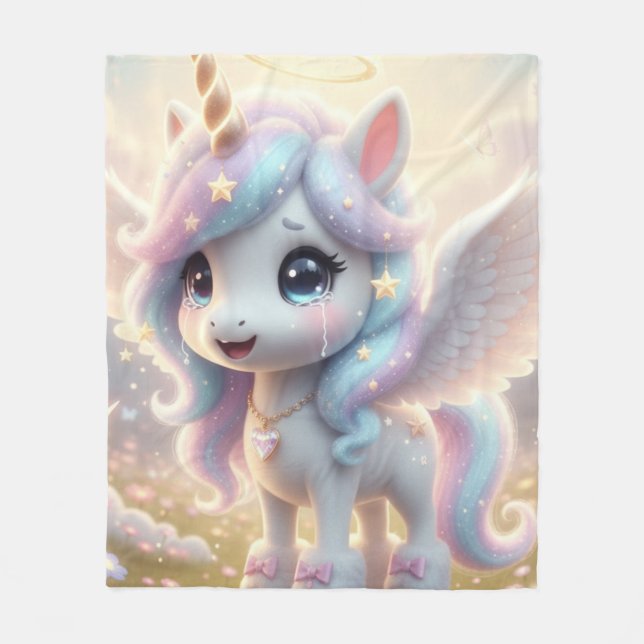 licorne 1 fleecedecke (Vorderseite)