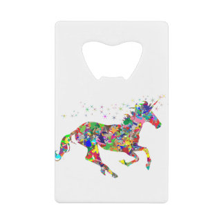 Licorne Rainbow Geldbeutel Flaschenöffner