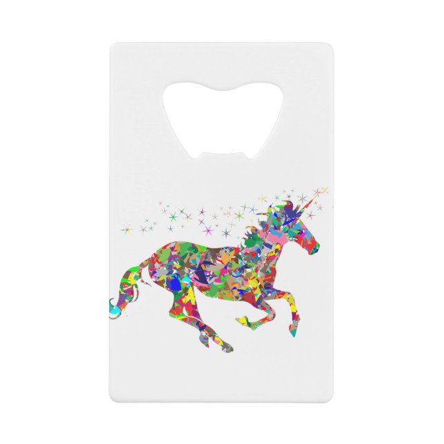 Licorne Rainbow Geldbeutel Flaschenöffner (Vorderseite)