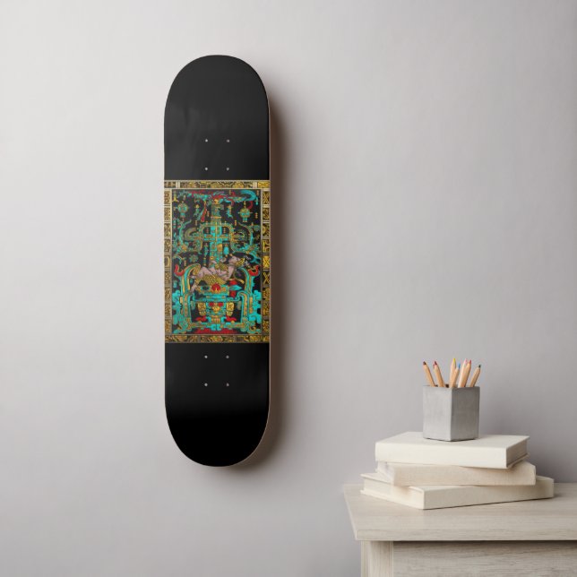 Lid des Großen Grabes von Pakal - Palenque Astrona Skateboard (Wandkunst)