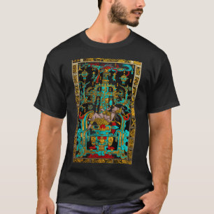 Lid of the Great Grab of Pakal - Palenque Astronau T-Shirt