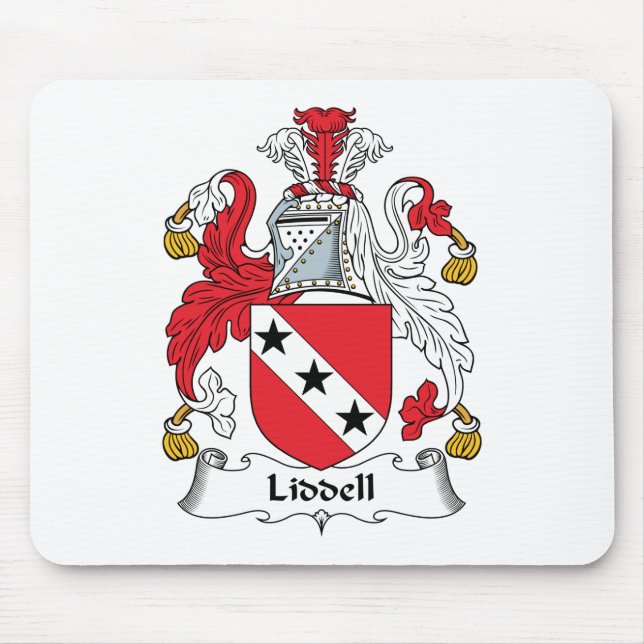 Liddell Familienwappen Mousepad (Vorne)