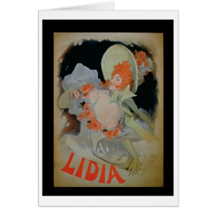 "Lidia", 1895 (Farbelitho)