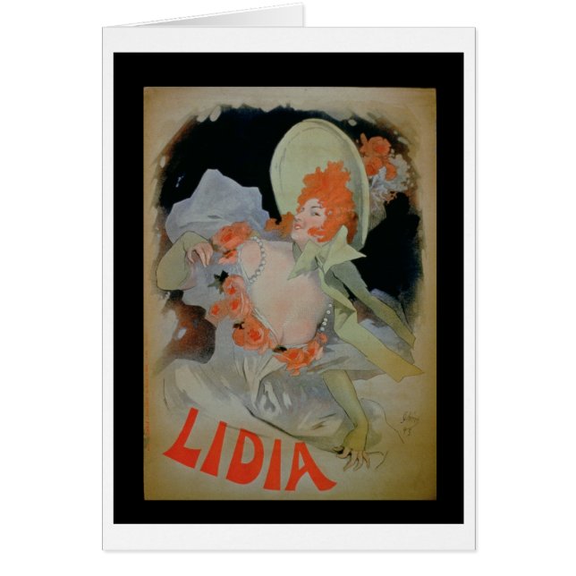 "Lidia", 1895 (Farbelitho) (Vorne)