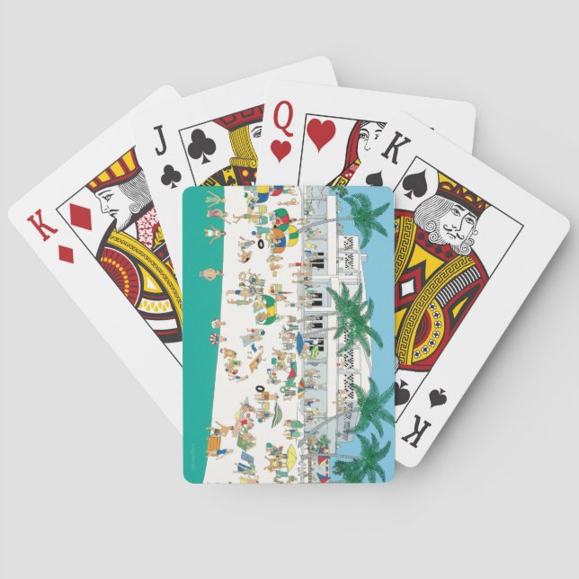 Lido Beach Casino Spielkarten (Rückseite)