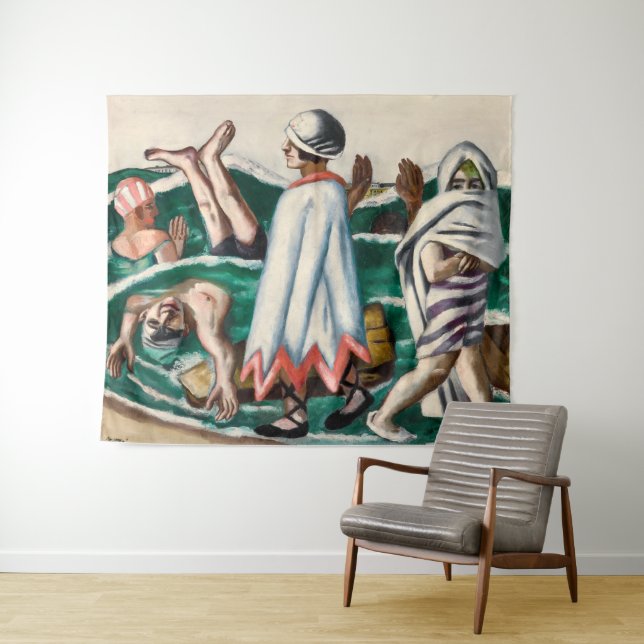 Lido | Max Beckmann | Wandteppich (Beispiel (Horizontal))
