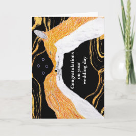 Lieb Fuchs Herzlichen Glückwunsch zum Hochzeitstag Karte