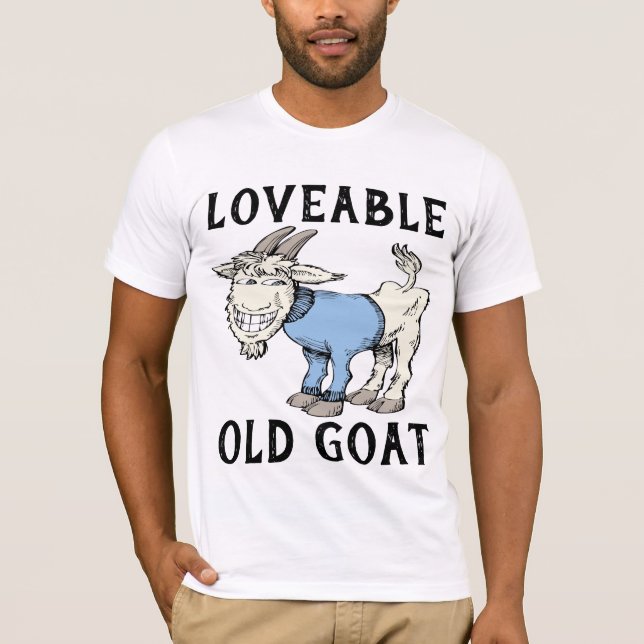 LIEBBARE ALTE ZIEGEN-T - SHIRT (Vorderseite)