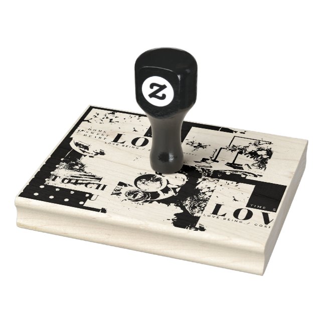 Liebe02:00 Gummistempel (Stempel)