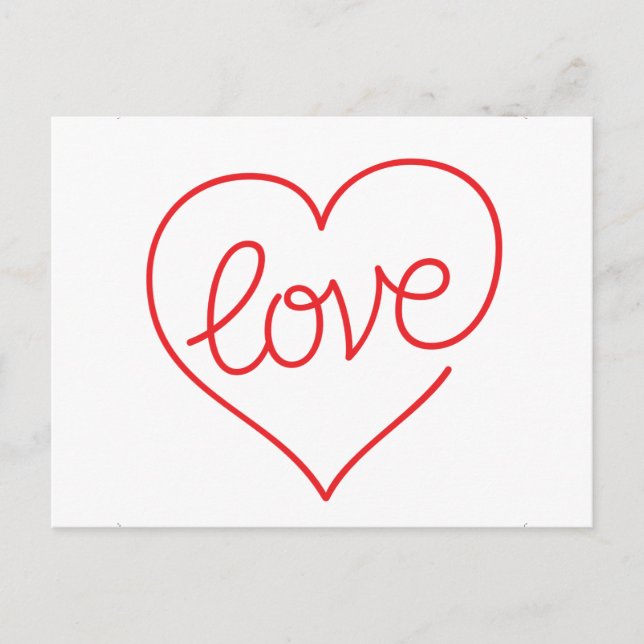 LIEBE (03) Postkarte (Vorderseite)