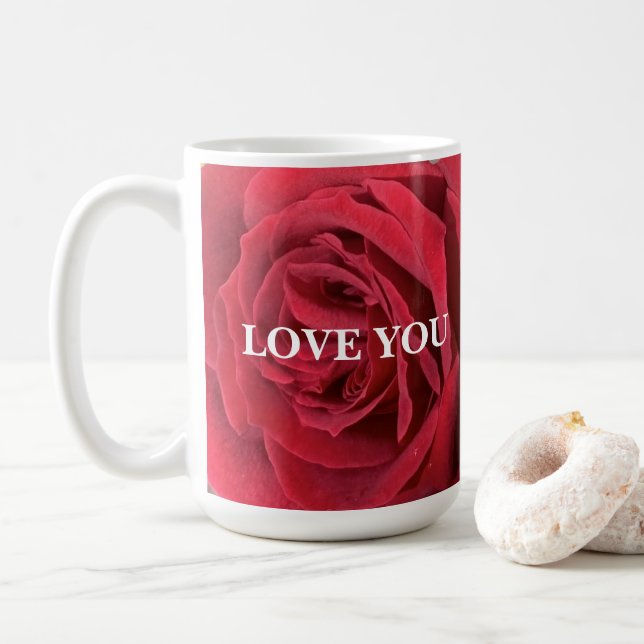 Liebe 15 oz Tasse (Mit Donut)