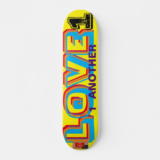 LIEBE 1 ANDERE 7 3/4" Skateboarddecke Skateboard (Vorne)