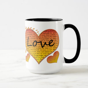 Liebe 1 Korinther 13 Herzen Tasse
