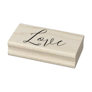 LIEBE 1"x2.5" Briefmarke aus Kautschuk / Nitalope Gummistempel