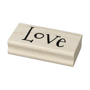 LIEBE 1"x2,5" Briefmarke/Weihnachtsgebirge Gummistempel