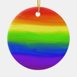 LIEBE 2016 = LIEBE Regenbogen Keramikornament
