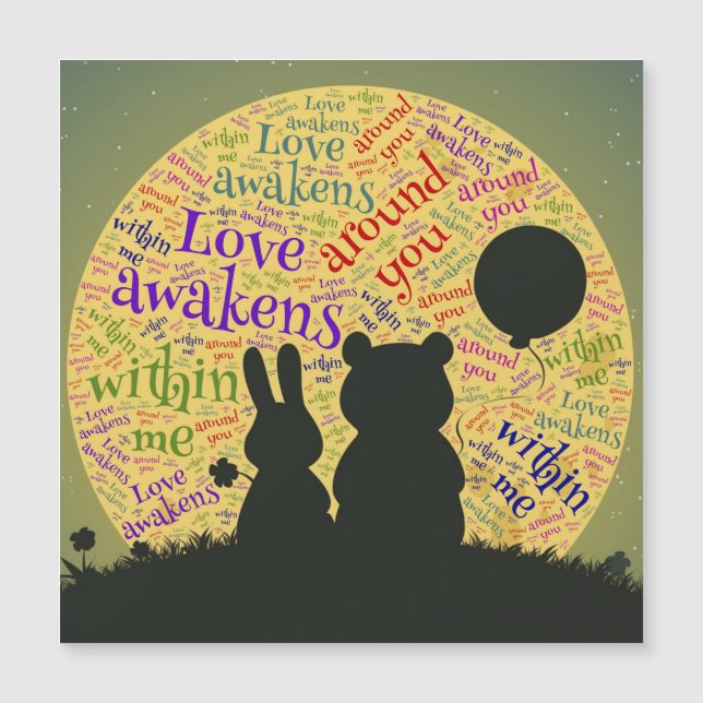 Liebe_20180301_by_JAMFoto Magnetkarte (Vorderseite)