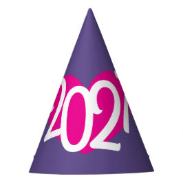 Liebe 2022 Ultra-Violett New Years Party hat Partyhütchen