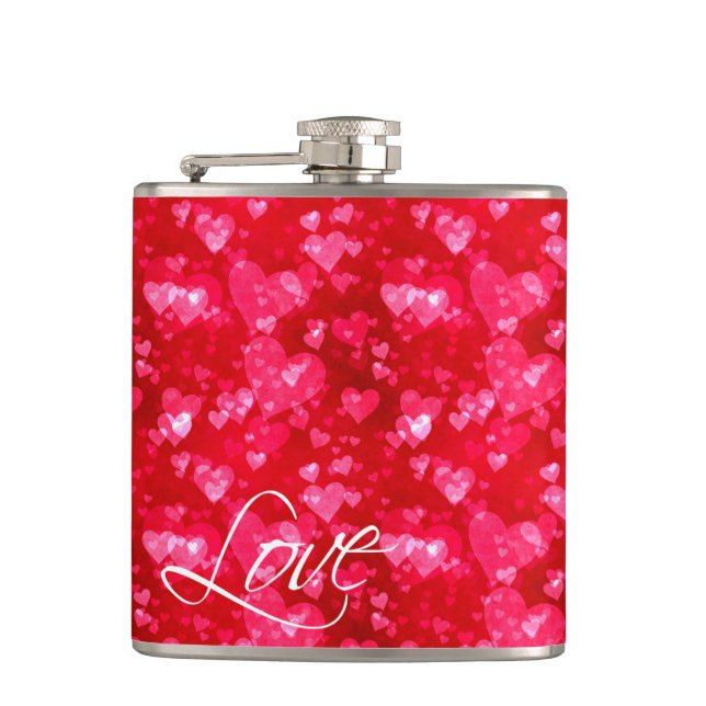Liebe 22 Wrap Flasche Flachmann (Vorderseite)