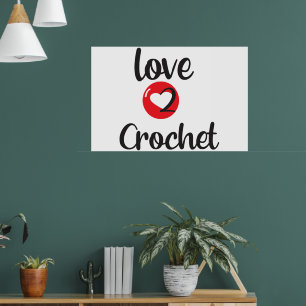 Liebe 2 Crochet Poster