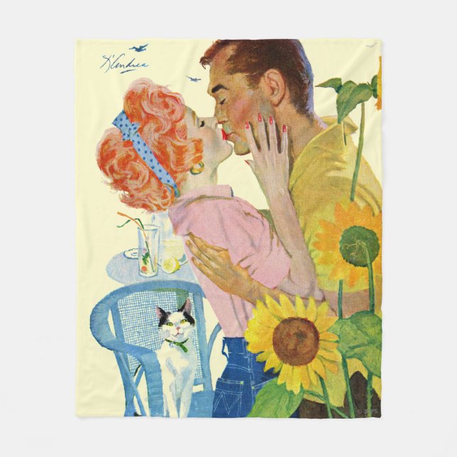 LIEBE 2 FLEECEDECKE (Vorderseite)