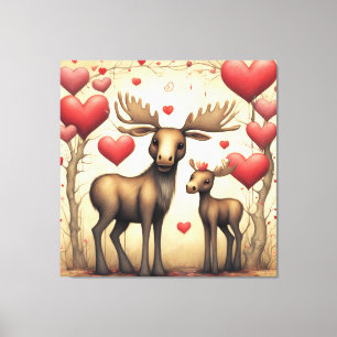 LIEBE 2 LEINWANDDRUCK
