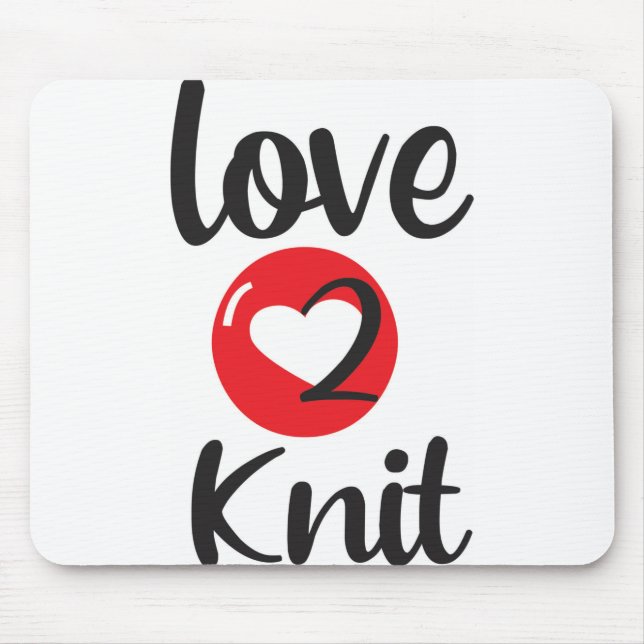 LIEBE 2 STRICK MOUSEPAD (Vorne)