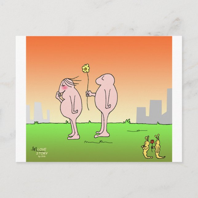 Liebe 2B Postkarte (Vorderseite)