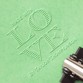 LIEBE 2x2 Blocktypografie - mit Liebe