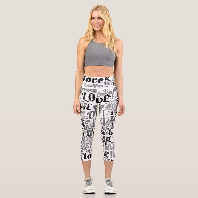 LIEBE 3 CAPRI LEGGINGS (Vorderseite)