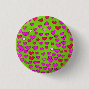 Liebe 3 cm Abzeichen Button