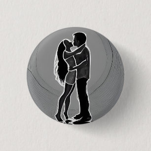 Liebe 3 cm Abzeichen Button