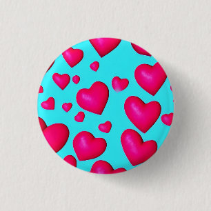 Liebe 3 cm Abzeichen Button