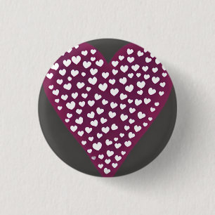 Liebe 3 cm Abzeichen Button