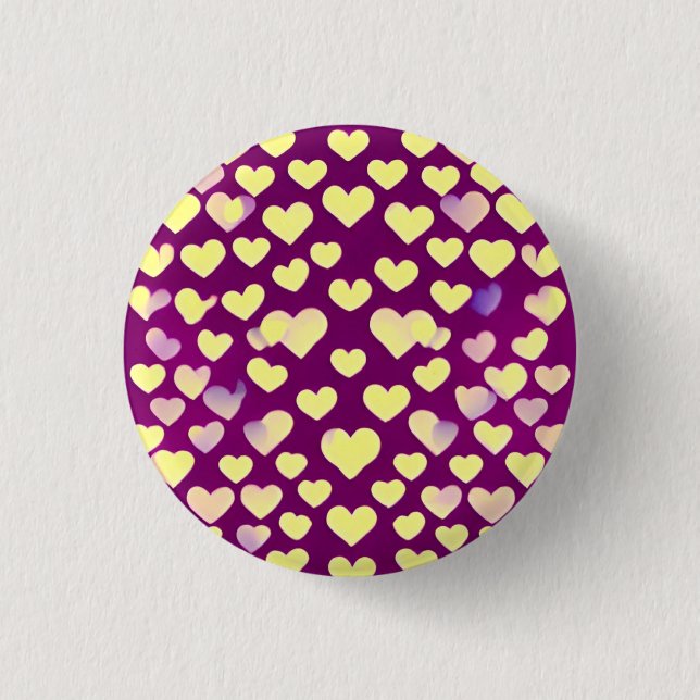 Liebe 3 cm Abzeichen Button (Vorderseite)