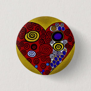 Liebe 3 cm Abzeichen Button