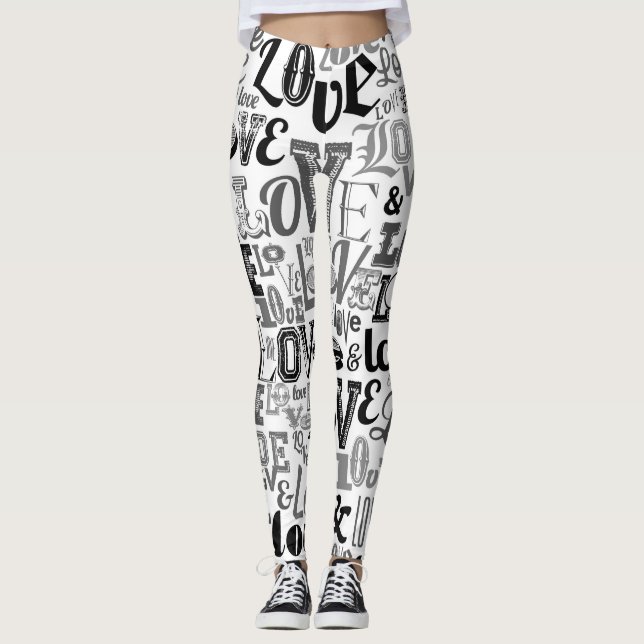 LIEBE 3 LEGGINGS (Vorderseite)