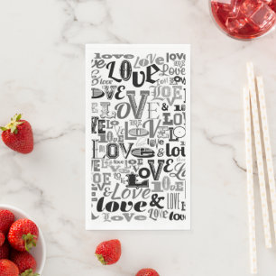 LIEBE 3 SERVIETTE