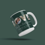 Liebe 4 Foto Moderner personalisierter Geschenkcoc Kaffeetasse<br><div class="desc">True Love dauert für immer 4 Foto einfach moderne minimale personalisierte Jubiläum,  Hochzeit,  Geburtstag oder Weihnachtsgeschenk für das,  was Sie Liebe. Moderne grüne Farbe ist vollständig anpassbar.</div>