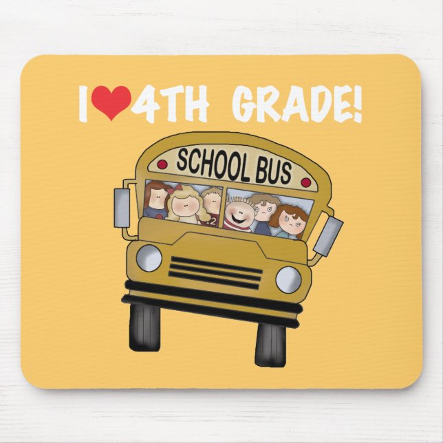 Liebe-4. Grad des Schulbus-I Mousepad (Vorne)