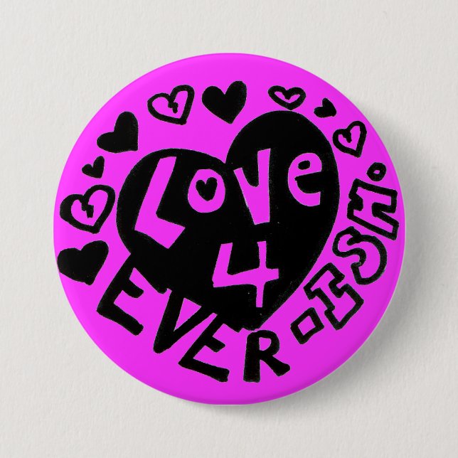 Liebe 4JEDER ISH-Button/Button Button (Vorderseite)
