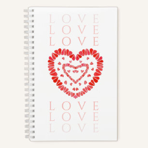 LIEBE 5.5x8.5 SpiralNotebook Notizbuch