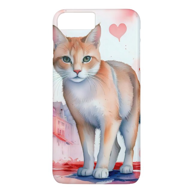 Liebe a Cat Case-Mate iPhone Hülle (Rückseite)