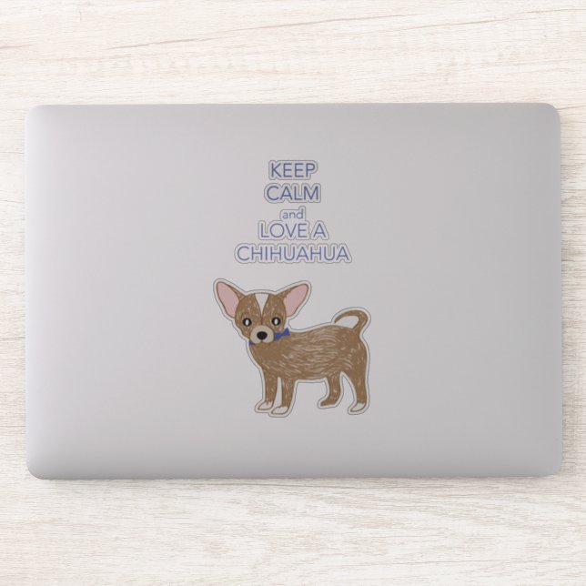 Liebe a Chihuahua Aufkleber (Computer)