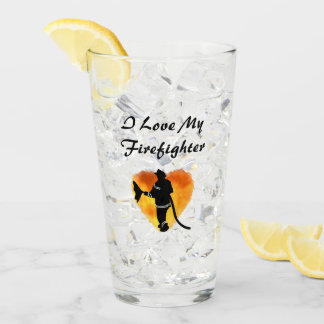 Liebe A Feuerwehrmann    Glas