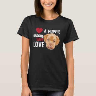 Liebe A Puppie Rescue Gerettet Liebe Frauen Männer T-Shirt